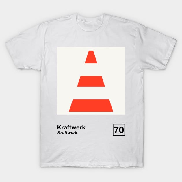 Kraftwerk / Minimalist Style Poster Artwork Design T-Shirt by saudade